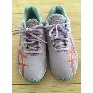 アシックス(asics)の23センチ　アシックス　レザービーム　スニーカー(スニーカー)