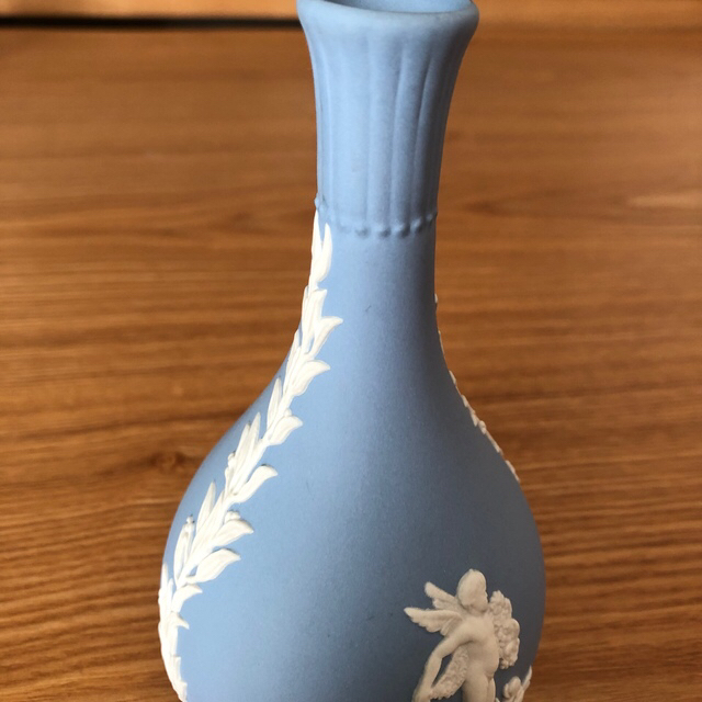 WEDGWOOD(ウェッジウッド)のウェッジウッド　ジャスパー　花瓶　一輪挿し インテリア/住まい/日用品のインテリア小物(花瓶)の商品写真