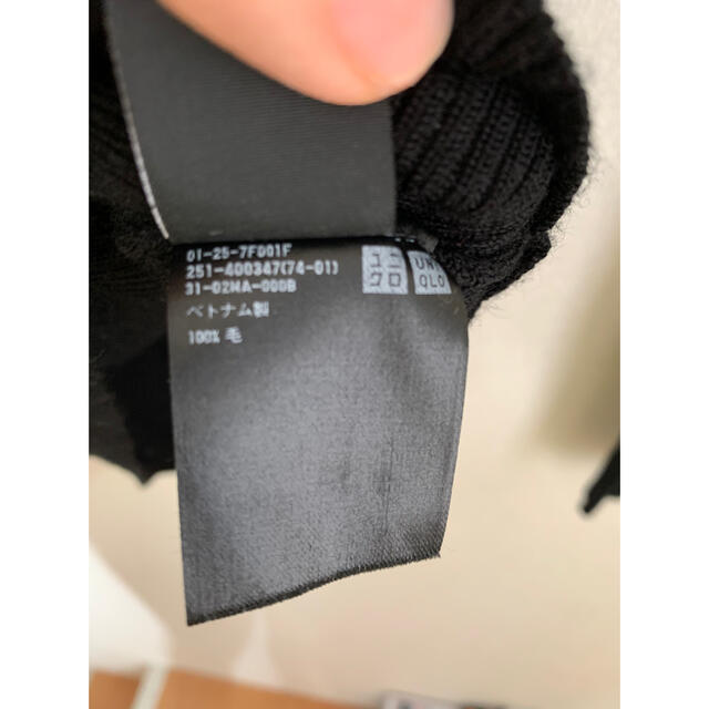 UNIQLO(ユニクロ)のユニクロ タートルネック ニット　Mサイズ　レディース レディースのトップス(ニット/セーター)の商品写真