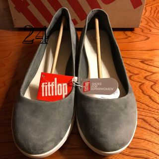 フィットフロップ(fitflop)のフィットプロップ US7 未使用　チャコールグレー(バレエシューズ)