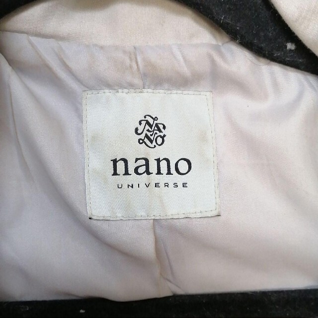 nano・universe(ナノユニバース)のnano・universe メリノモッサーショートダッフルコート 38 レディースのジャケット/アウター(ダッフルコート)の商品写真