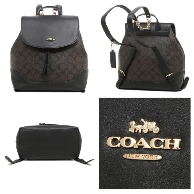 【COACH☆新品】完売品！バッグパック！リュック！シグネチャー！カーキ！