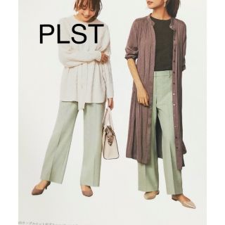 プラステ(PLST)のPLST ウールブレンドウォームリザーブパンツ(クロップドパンツ)