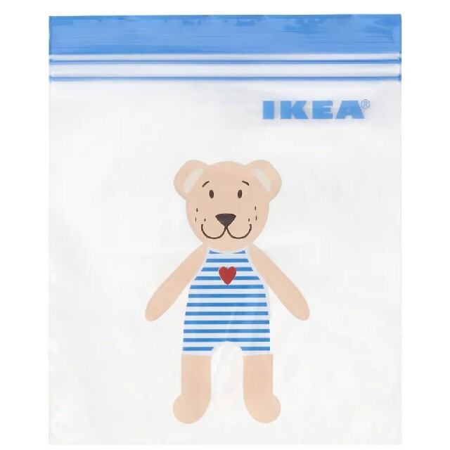IKEA(イケア)のIKEA ISTAD ジップロック くまさん 保存袋 インテリア/住まい/日用品のキッチン/食器(その他)の商品写真