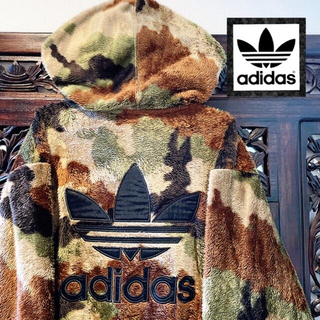 adidas originals ボアパーカー 迷彩 - その他