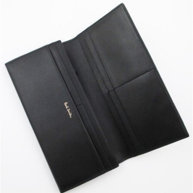 ☆贈り物に☆新品☆箱付 ポールスミス 人気マルチ かぶせ 長財布 ブラック☆ 4