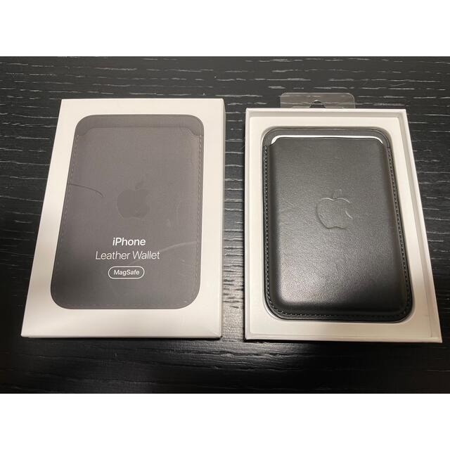 【純正】iPhone Leather Wallet MagSafe black