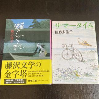 小説2冊セット　サマータイム&蝉しぐれ(文学/小説)