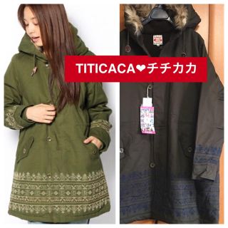 チチカカ(titicaca)の新品♡定価12990 TITICACA♡ナバホフロッキーモッズコート♡M(モッズコート)