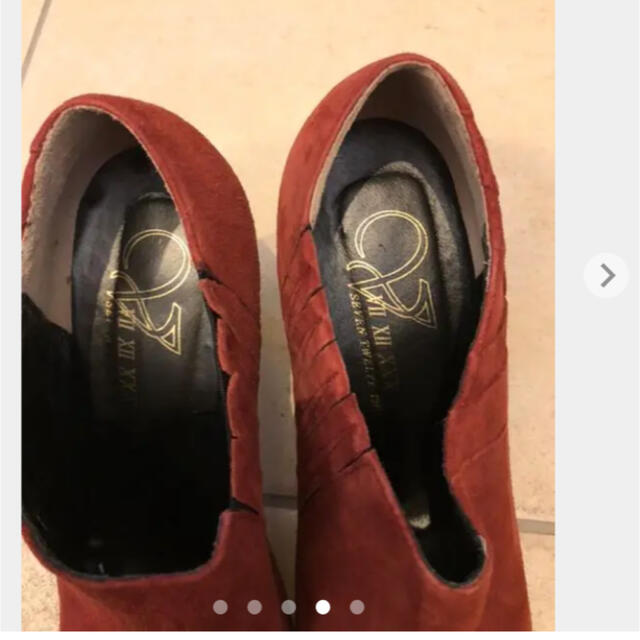 VII XII XXX(セヴントゥエルヴサーティ)のブーティー　赤　セブントゥエルブサーティー　23cm レディースの靴/シューズ(ブーティ)の商品写真