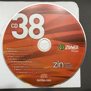 ズンバ(Zumba)のzumba CD ZIN38 ズンバ(クラブ/ダンス)