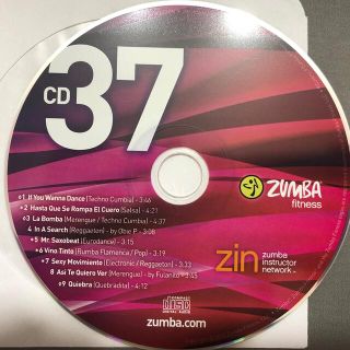 ズンバ(Zumba)のCD ZIN37 ズンバ　zumba(クラブ/ダンス)