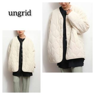 アングリッド(Ungrid)の新品 未開封 アングリッド キルティングライナーコート ノーカラーコート(ブルゾン)