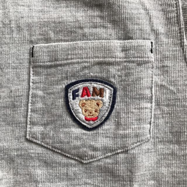 familiar(ファミリア)のfamiliar ファミリア　kids110 ボタンダウンシャツ キッズ/ベビー/マタニティのキッズ服男の子用(90cm~)(ブラウス)の商品写真