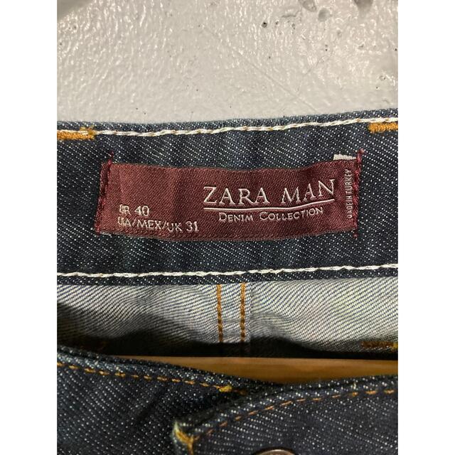 美品！ZARA 裾裏チェックデニム！トルコ製