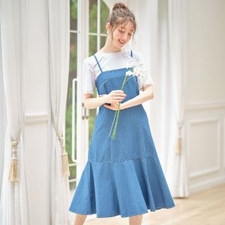 トッコ(tocco)のトッコクローゼット🌹新品タグ付きジャンバースカート(ロングワンピース/マキシワンピース)