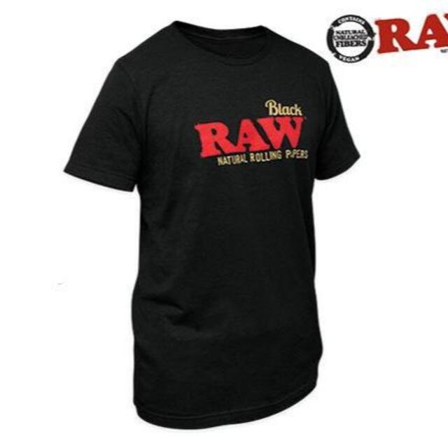 [M] RAW BLACK GOLD ロウ ブラック ゴールドロゴ Tシャツ