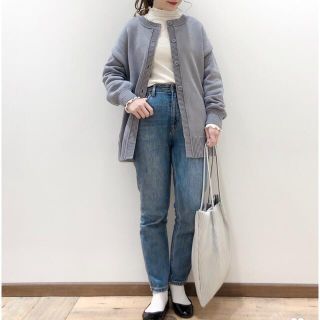 グローバルワーク(GLOBAL WORK)のGLOBAL WORK メロー ハイネック プルオーバー 長袖　ロンT(Tシャツ(長袖/七分))