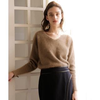 FRAY I.D - TONALラクーンVネックニット美品の通販 by Riri's shop