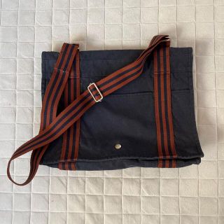 エルメス(Hermes)のHERMES エルメス　フールトゥバサスM M ショルダーキャンバス　ネイビー(ショルダーバッグ)