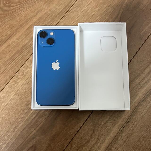 iPhone(アイフォーン)のiPhone13mini 128GB ブルー スマホ/家電/カメラのスマートフォン/携帯電話(スマートフォン本体)の商品写真