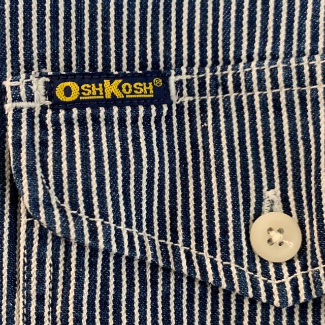 OshKosh(オシュコシュ)の【OshKosh】(オシュコシュ) ストライプ柄ワークシャツ 古着 メンズのトップス(シャツ)の商品写真