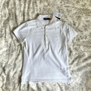 ポロラルフローレン(POLO RALPH LAUREN)の【期間限定値下げ】POLO RALPH LAUREN レース襟　ポロシャツ(ポロシャツ)