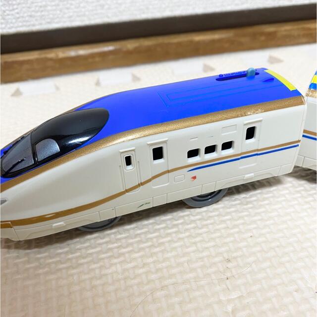 Takara Tomy(タカラトミー)のタカラトミー プラレール 新幹線 2台 jr500系 のぞみ e7系 北陸新幹線 キッズ/ベビー/マタニティのおもちゃ(電車のおもちゃ/車)の商品写真