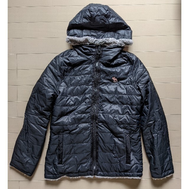 Abercrombie&Fitch(アバクロンビーアンドフィッチ)のアバクロ キッズ★リバーシブル ジャケット 13/14 150前後★美品 キッズ/ベビー/マタニティのキッズ服女の子用(90cm~)(ジャケット/上着)の商品写真