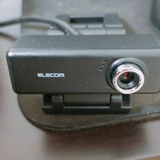 エレコム(ELECOM)のウェブカメラ ELECOM UCAM-C520FBBK　(カバー外れ)(PC周辺機器)