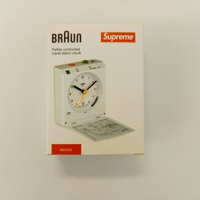 Supreme×BRAUN Braun Travel Alarmインテリア/住まい/日用品