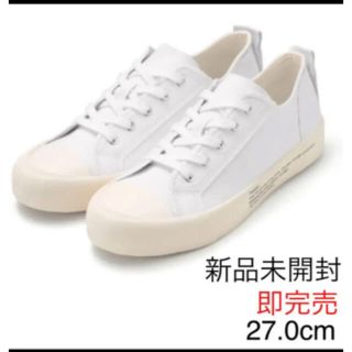 アンダーカバー(UNDERCOVER)のGU x UNDERCOVER キャンバススニーカー オフホワイト　27cm新品(その他)