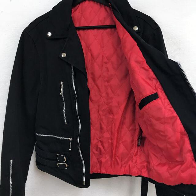 vintage black cotton riders jacket bg メンズのジャケット/アウター(ライダースジャケット)の商品写真