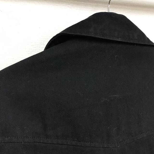 vintage black cotton riders jacket bg メンズのジャケット/アウター(ライダースジャケット)の商品写真