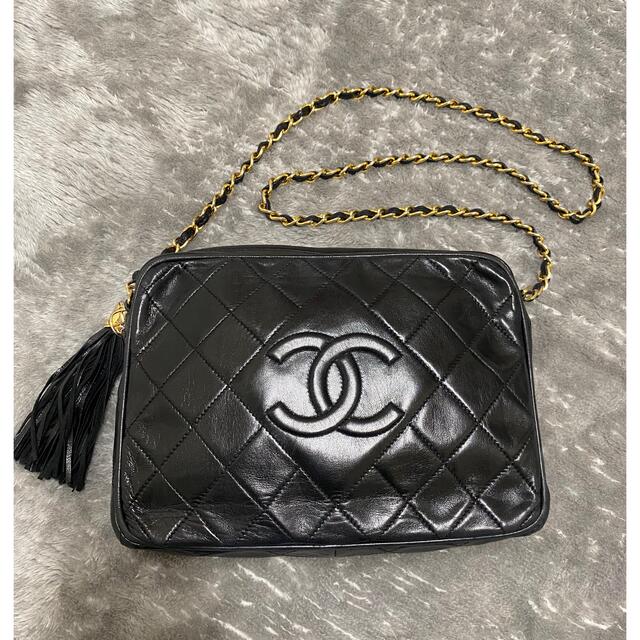 CHANEL フリンジショルダーバックレディース