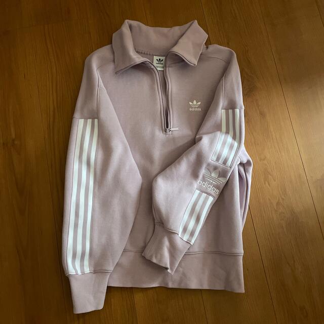 adidas(アディダス)のアディダス　ベビーピンクトップス レディースのトップス(カットソー(長袖/七分))の商品写真