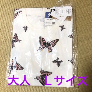 大人も！抗ウイルス・抗菌・防汚・消臭ちょうちょちゃんランダムドットTシャツ(Tシャツ/カットソー(半袖/袖なし))