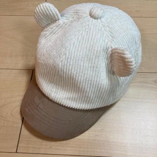 コドモビームス(こどもビームス)の【値下げ】BEAMS mini  くま耳　キャップ　53cm(帽子)