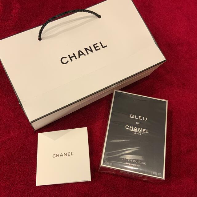 CHANEL(シャネル)の新品未開封　BLEU DE CHANEL SHOWER GEL 200ml コスメ/美容のボディケア(ボディソープ/石鹸)の商品写真