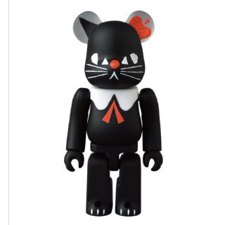 メディコムトイ(MEDICOM TOY)のベアブリックシリーズ43黒猫の意匠ロビンBE@RBRICK Robin(キャラクターグッズ)