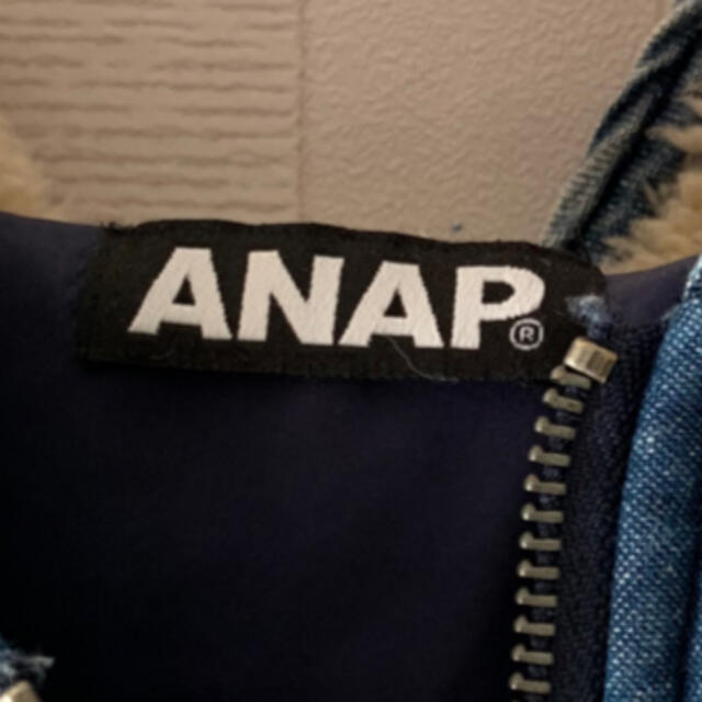 ANAP(アナップ)のANAP デニム　ダウンベスト レディースのジャケット/アウター(ダウンベスト)の商品写真