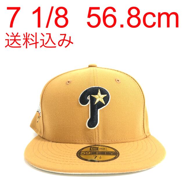 ツバ裏イエロー New Ear 1/8 Cap ニューエラ フィリーズ キャップ帽子