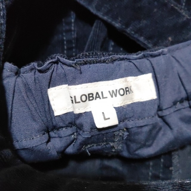 GLOBAL WORK(グローバルワーク)のL 110-120 コーデュロイジャンパースカート キッズ/ベビー/マタニティのキッズ服女の子用(90cm~)(ワンピース)の商品写真