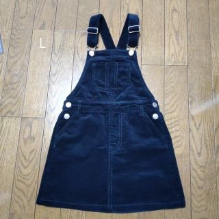 グローバルワーク(GLOBAL WORK)のL 110-120 コーデュロイジャンパースカート(ワンピース)