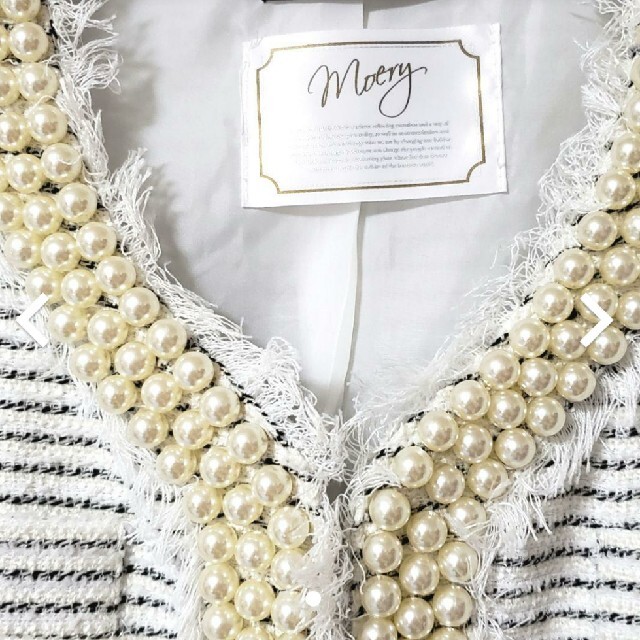 MOERY(モエリー)のDURAS&MOERY パールジャケット♡結婚式 パーティー等 レディースのジャケット/アウター(その他)の商品写真