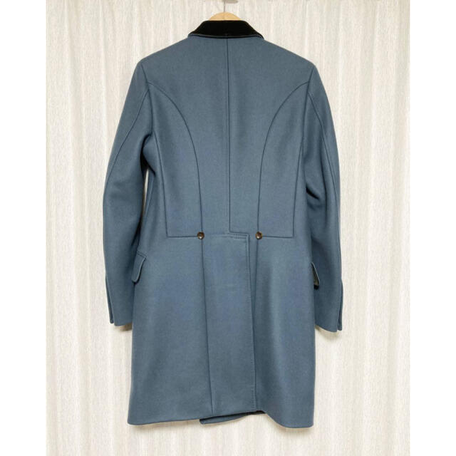 Gucci(グッチ)のGUCCI OVERCOAT ベルベット切替 ダブルチェスターコート 44R メンズのジャケット/アウター(チェスターコート)の商品写真