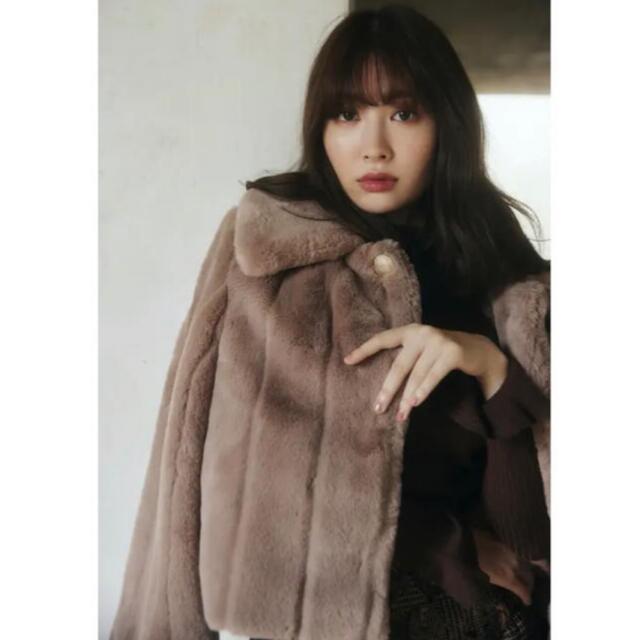 53肩幅herlipto  Winter Love Faux Fur Coat