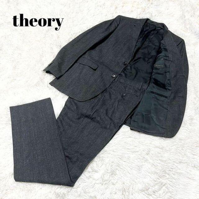 theory - theory セオリー スーツ メンズ チェック ウール ブラック