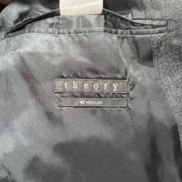 theory セオリー スーツ メンズ チェック ウール ブラックマルチ グレー 8