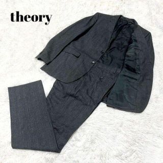 セオリー(theory)のtheory セオリー スーツ メンズ チェック ウール ブラックマルチ グレー(セットアップ)